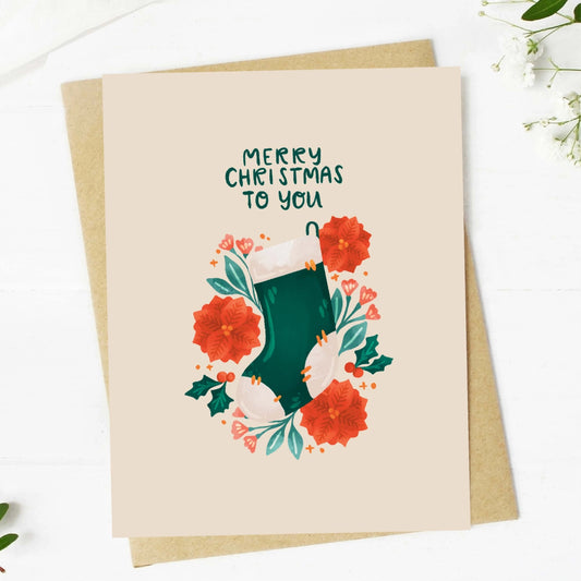 Greeting Card - Merry Christmas To You