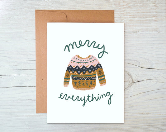 Greeting Card - Merry Everything