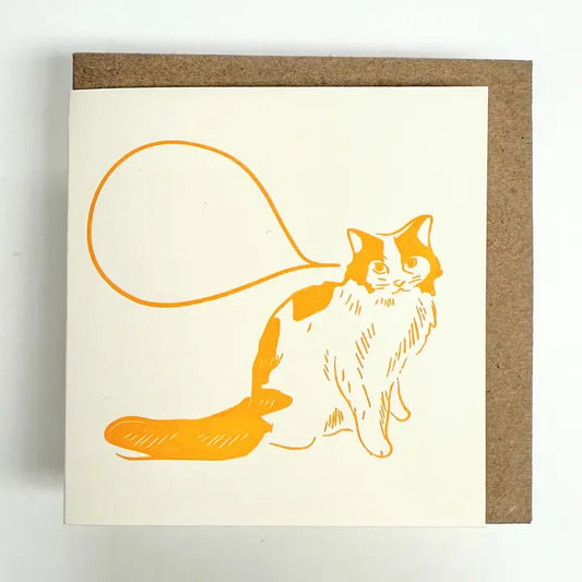Greeting Card (Mini) - Blank Cat