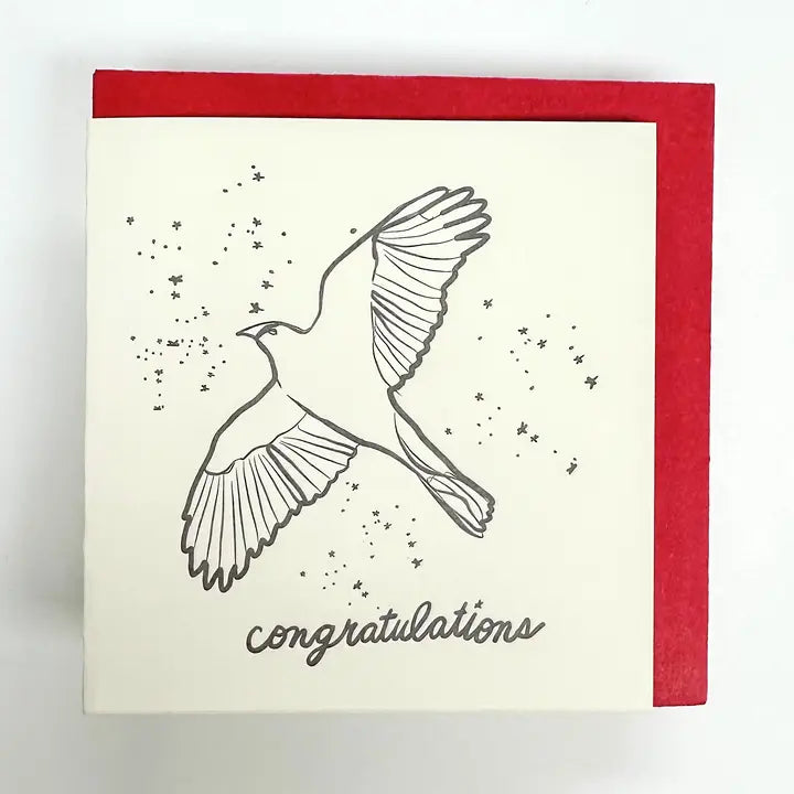 Greeting Card (Mini) - Congrats Bird