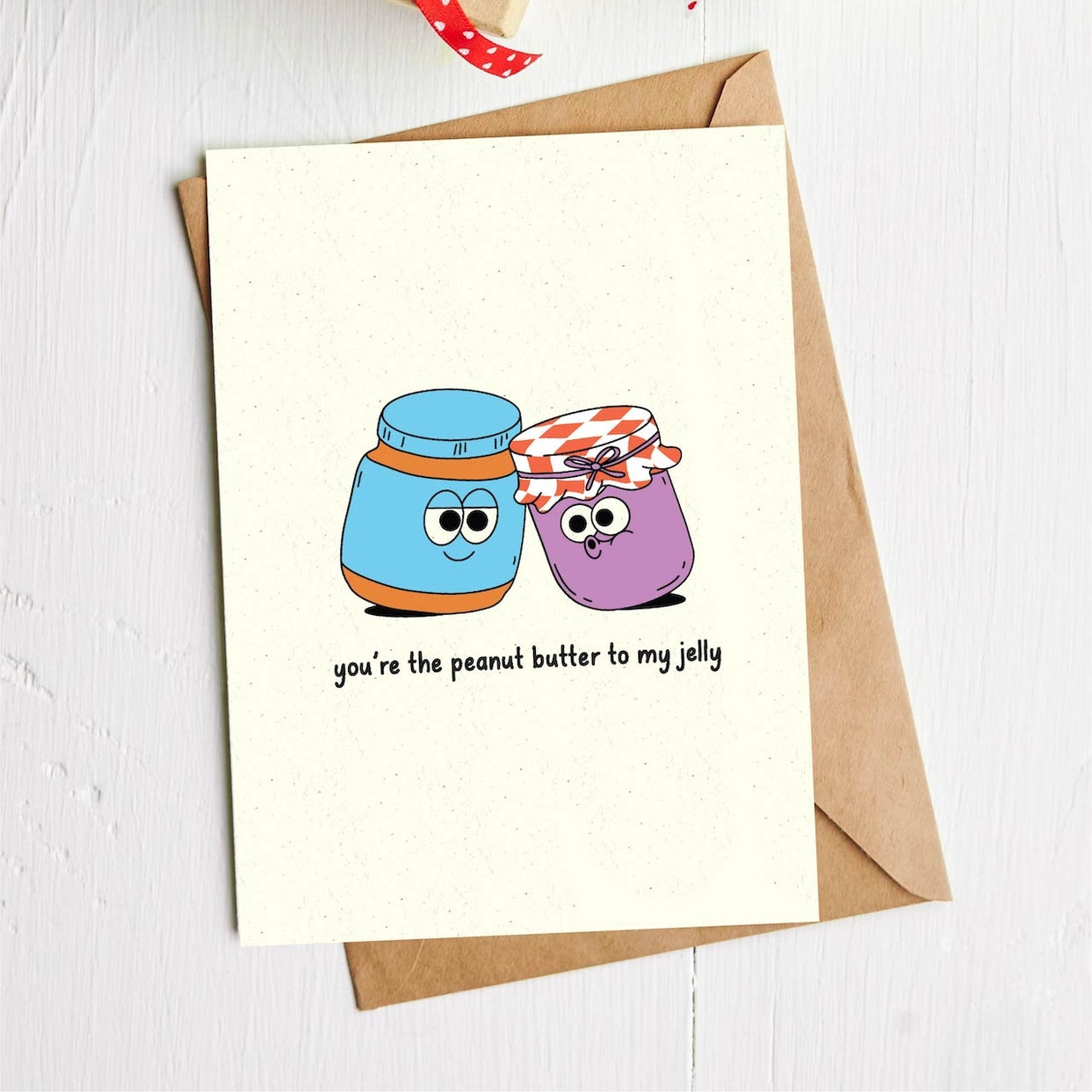 Greeting Card - Peanut Butter Jelly Jar