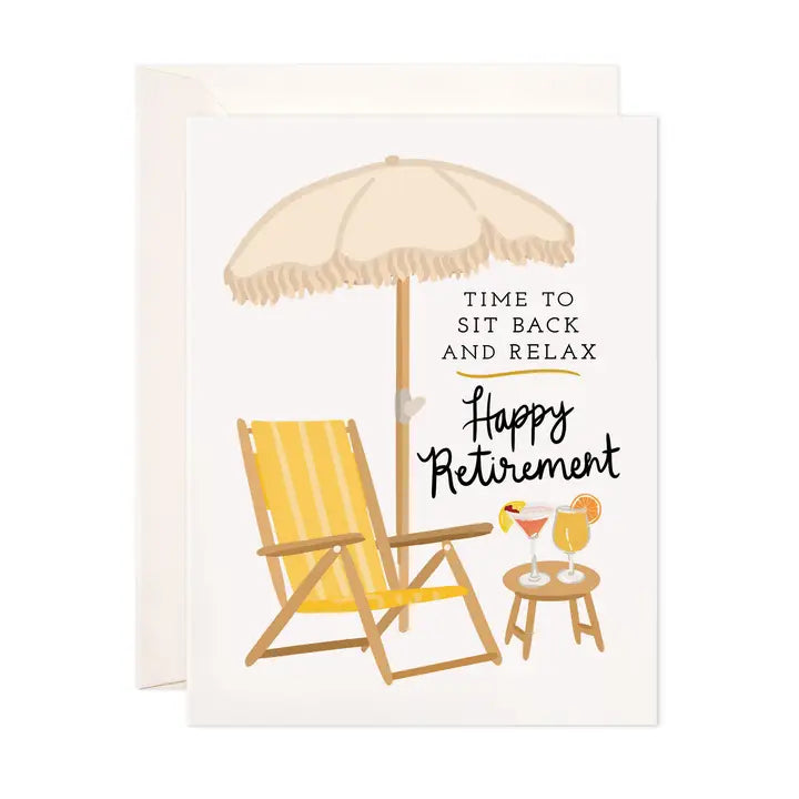 Greeting Card - Sit Back and Relax Retirement