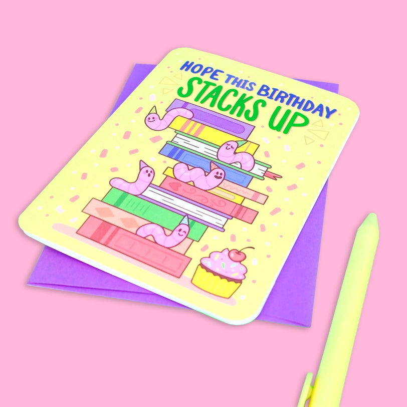 Greeting Card - Stacks Up Birthday