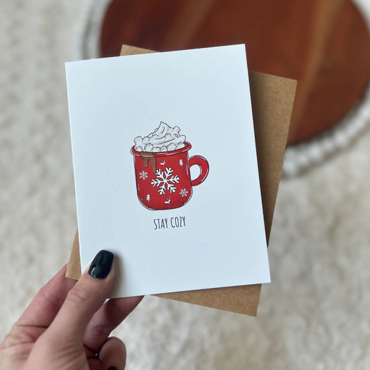 Greeting Card - Stay Cozy