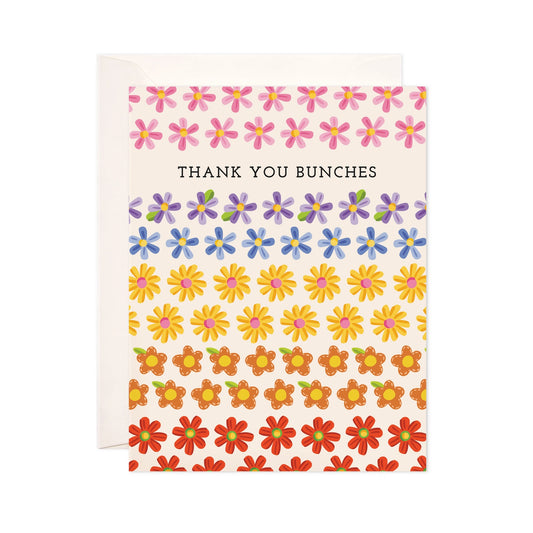 Greeting Card - Thank You Bunches