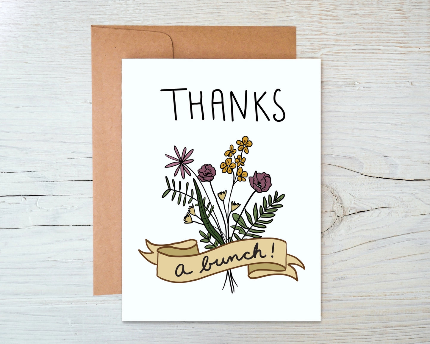 Greeting Card - Thanks a Bunch!