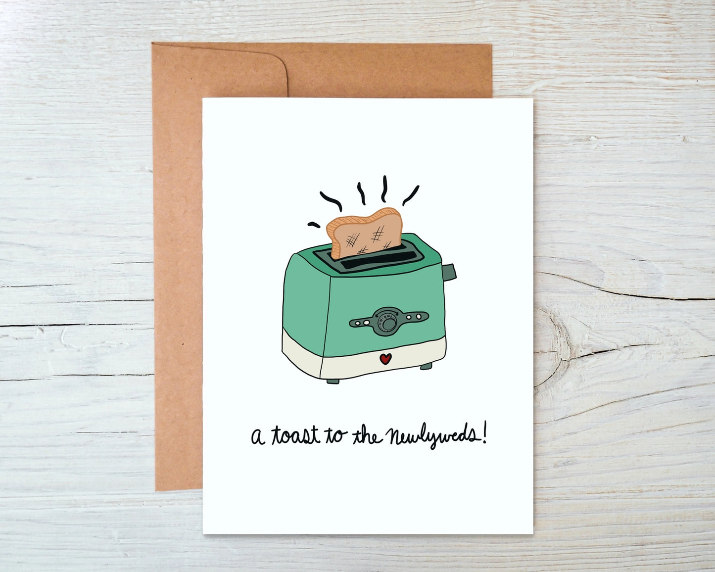 Greeting Card - Toast to the Newlyweds