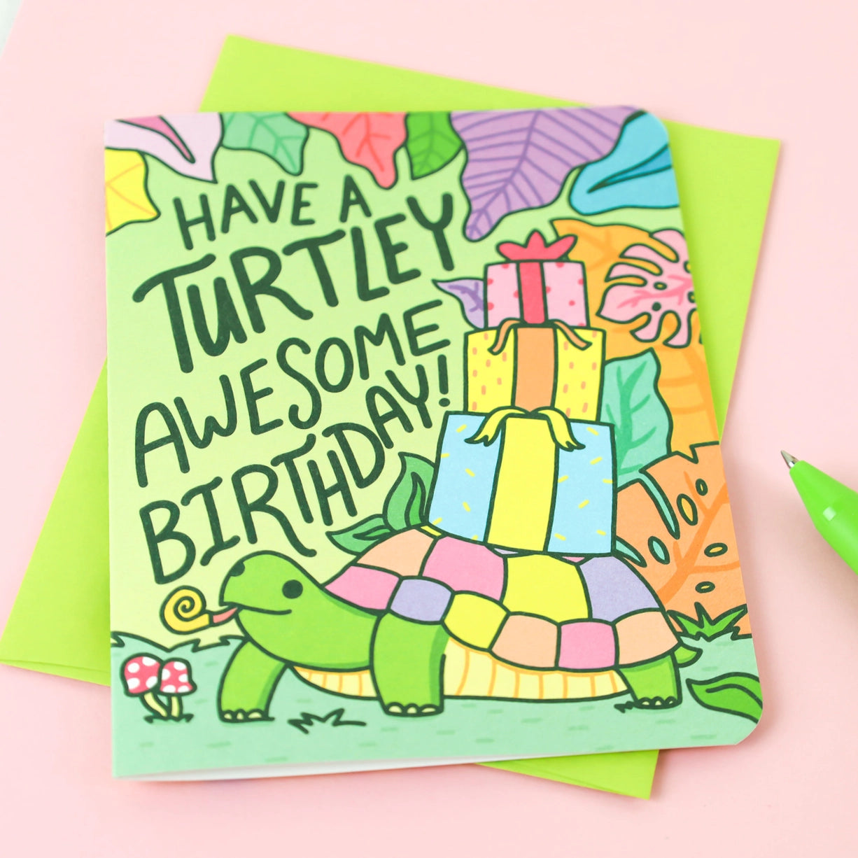 Greeting Card - Turtley Awesome Birthday