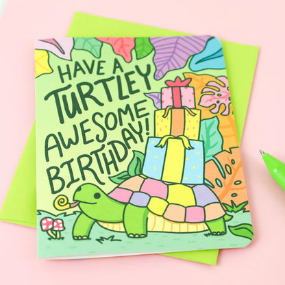 Greeting Card - Turtley Awesome Birthday