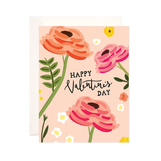 Greeting Card - Valentine's Day Flowers