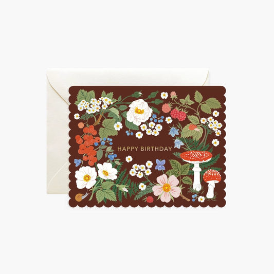 Greeting Card - Woodland Birthday