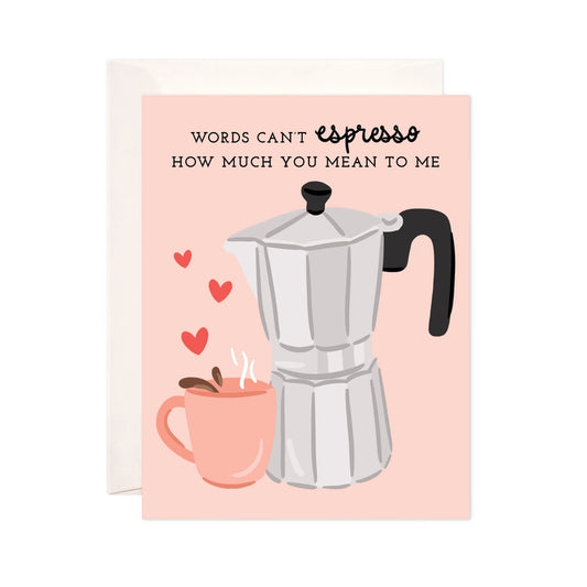 Greeting Card - Espresso Love