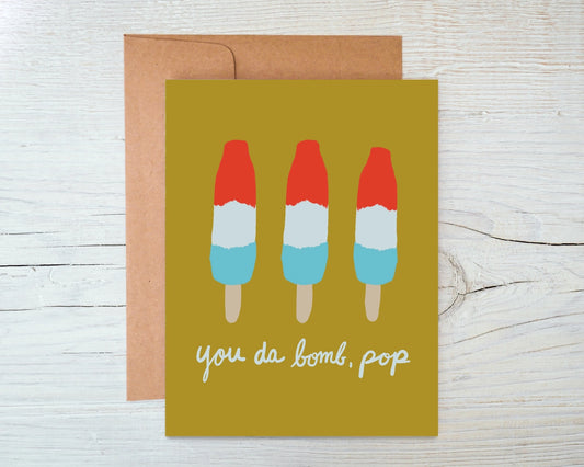 Greeting Card - You Da Bomb, Pop