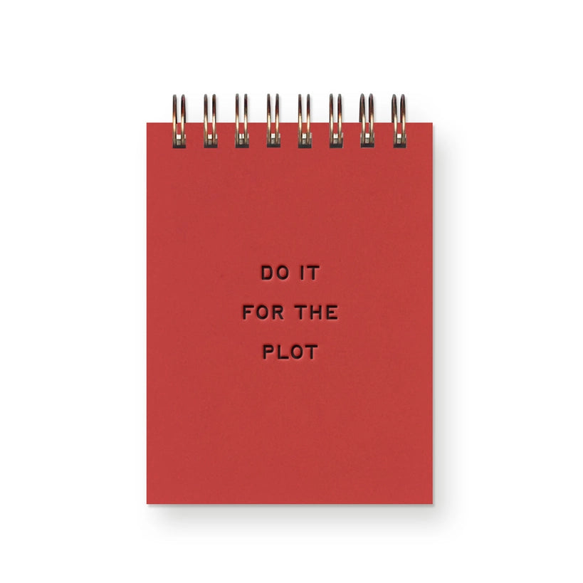 Notebook - Do It For the Plot Mini Jotter (Unlined)