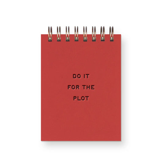 Notebook - Do It For the Plot Mini Jotter (Unlined)