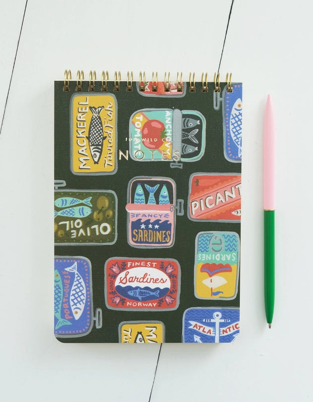 Notebook - Tinned Fish Jotter (Lined)