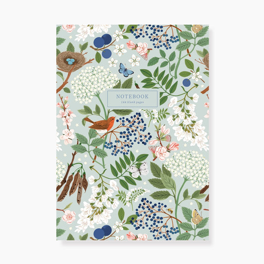 Notebook - Flowering Trees (Blank)