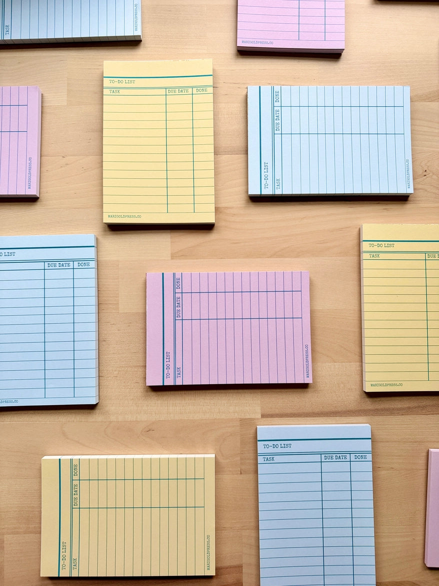 Notepad - Library Card – Cellar Bird Books