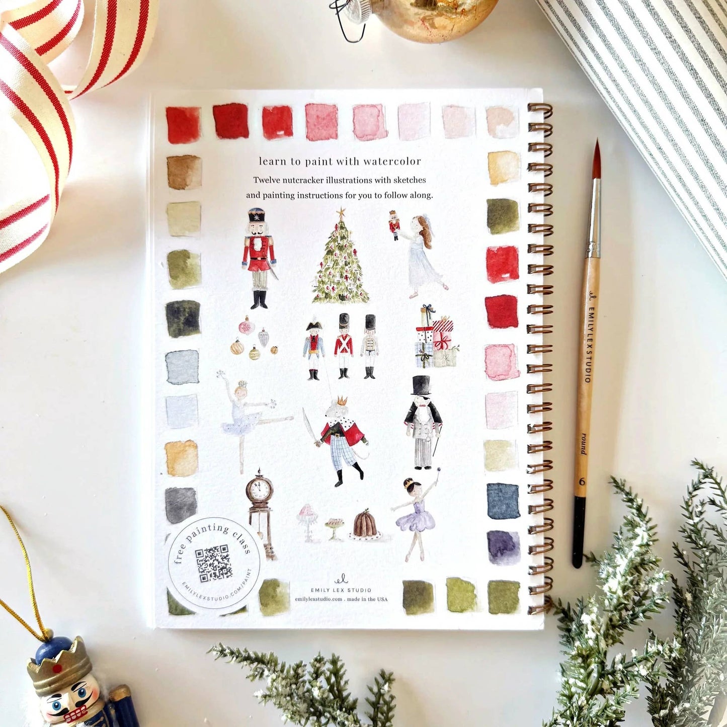 Watercolor Workbook - Nutcracker