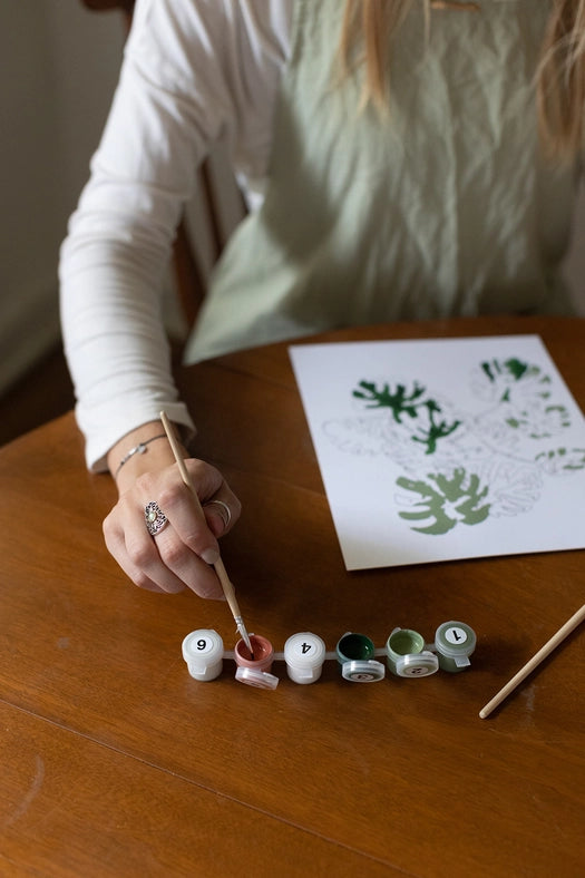 Paint-By-Numbers Kit: Field of Daisies