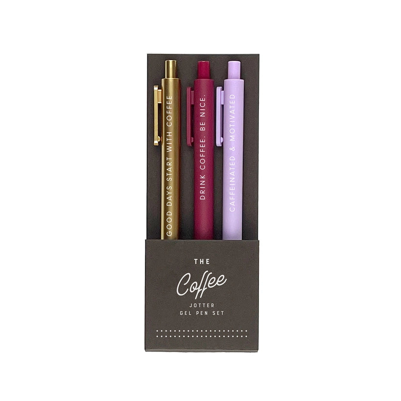 Pen Set - Coffee Jotter Gel Pens