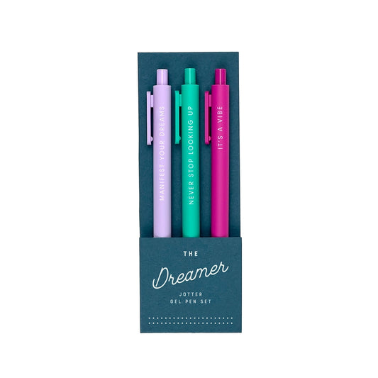 Pen Set - Dreamer Jotter Gel Pens
