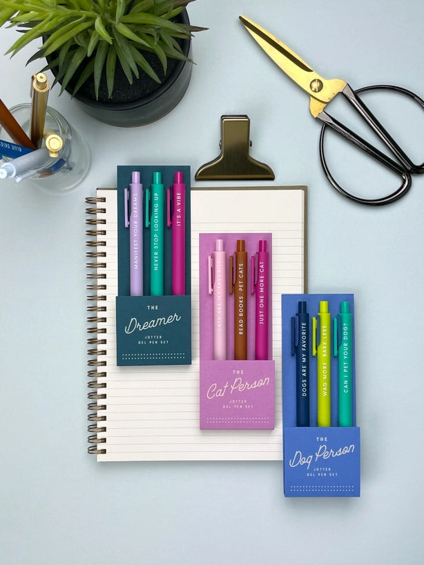 Pen Set - Dreamer Jotter Gel Pens