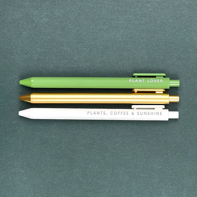 Pen Set - Plant Jotter Gel Pens