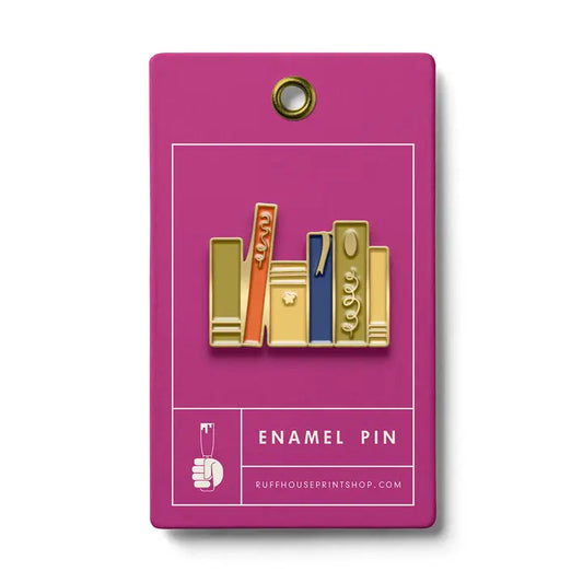 Enamel Pin - Book Shelf
