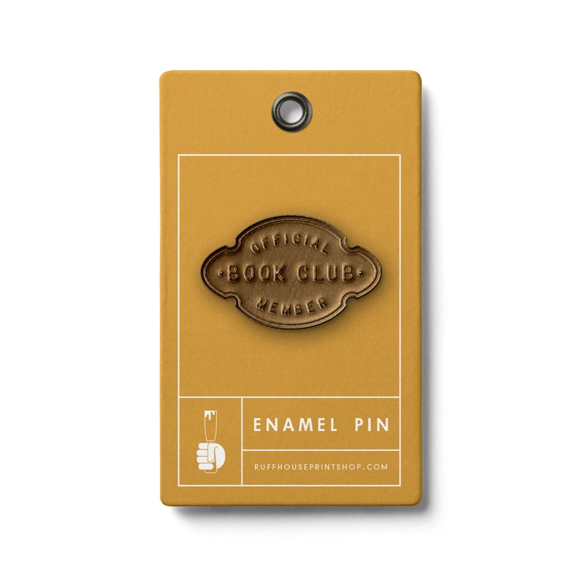 Enamel Pin - Official Book Club Member