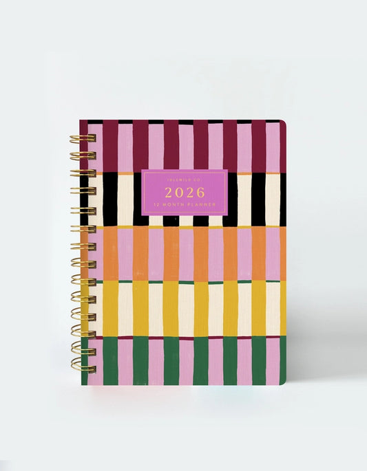 Planner - 2026 Pocket Size, Painted Stripes