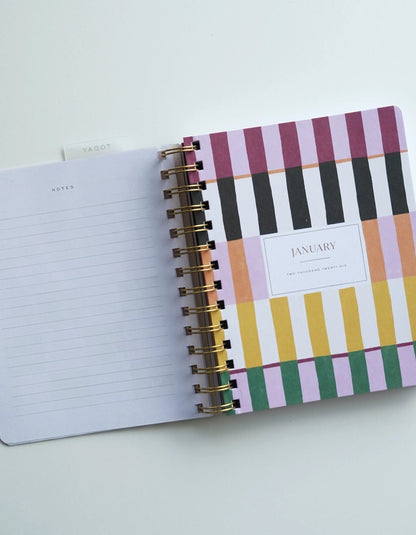 Planner - 2026 Pocket Size, Painted Stripes