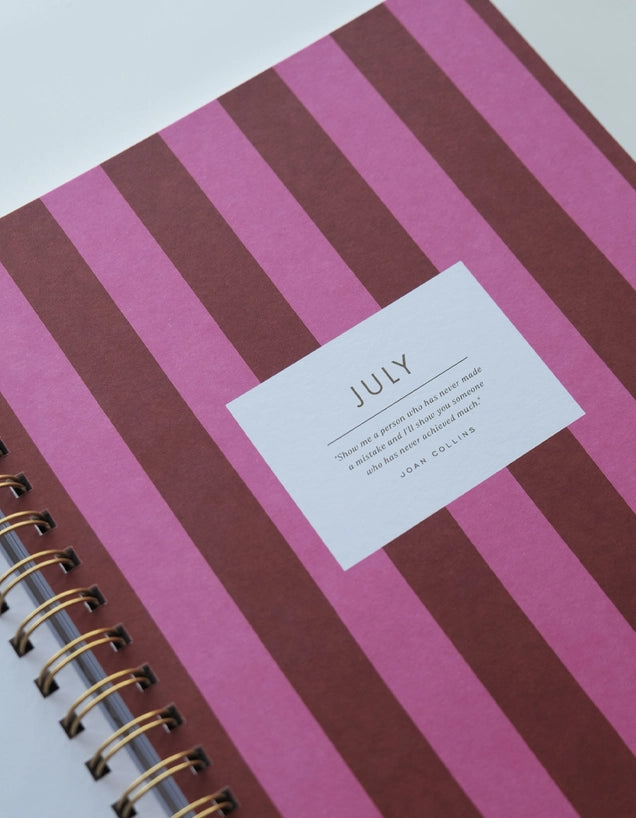 Planner - 2027 Large Format, Cabana Stripe