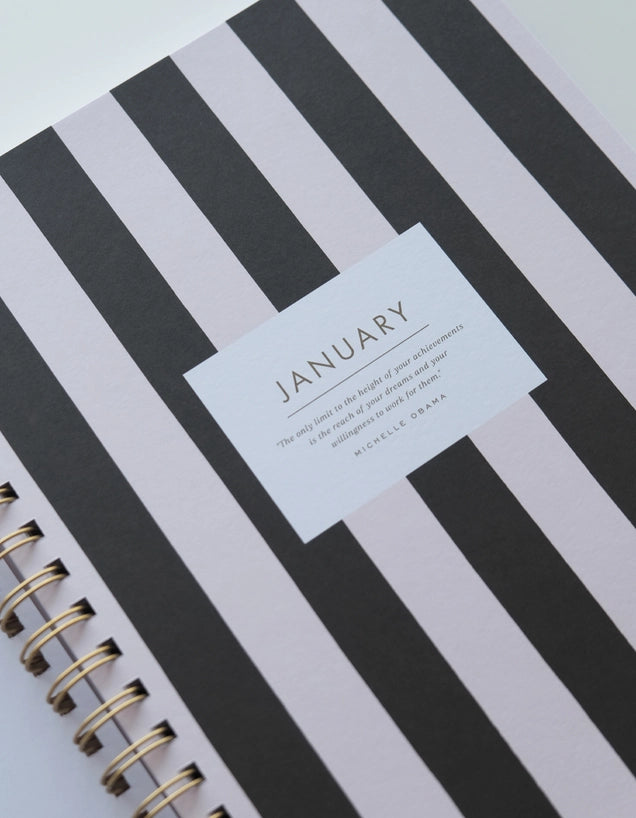 Planner - 2027 Large Format, Cabana Stripe