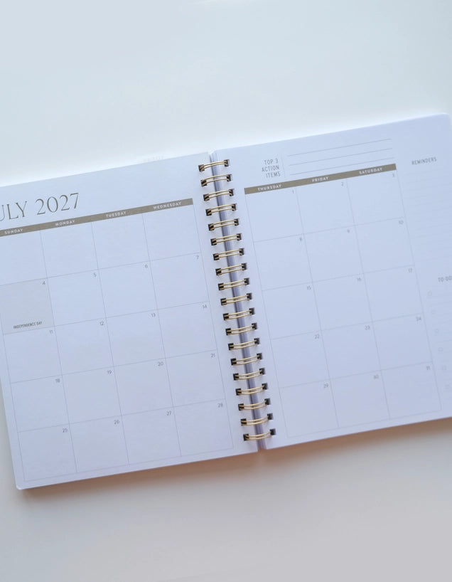 Planner - 2027 Large Format, Cabana Stripe