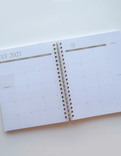 Planner - 2027 Large Format, Cabana Stripe