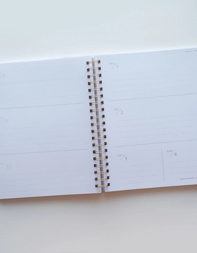 Planner - 2027 Large Format, Cabana Stripe