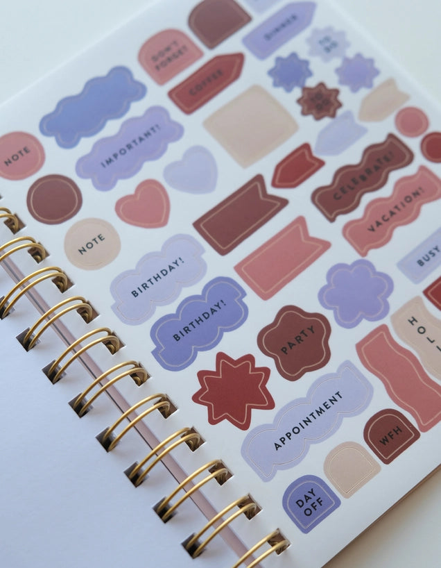 Planner - 2027 Pocket Size, Periwinkle Wave