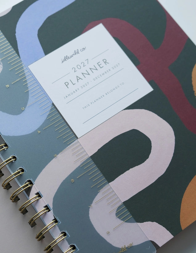 Planner - 2027 Large Format, Squiggle