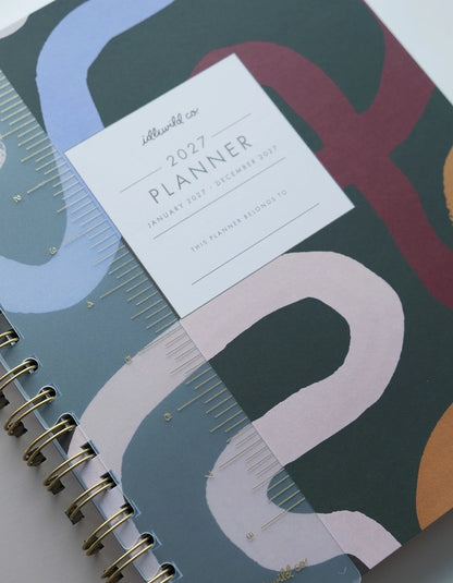 Planner - 2027 Large Format, Squiggle
