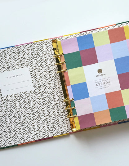 Planner - Rainbow Check Perpetual Non Dated