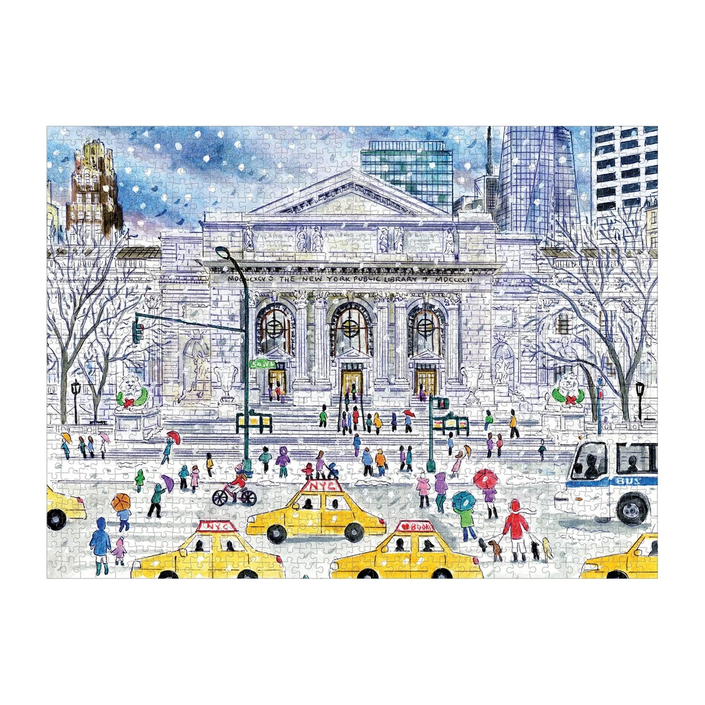 Puzzle - Michael Storrings New York Public Library (1000 Piece)