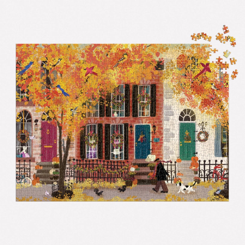 Puzzle - Autumn in the Neighborhood (1000 Piece)