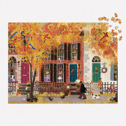Puzzle - Autumn in the Neighborhood (1000 Piece)