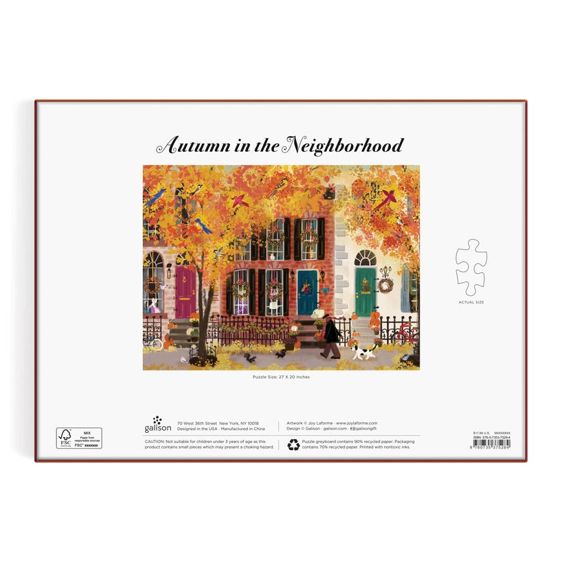 Puzzle - Autumn in the Neighborhood (1000 Piece)