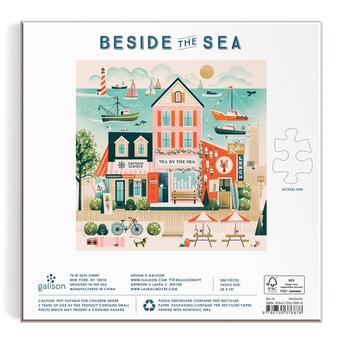Puzzle - Beside the Sea (500 Piece)