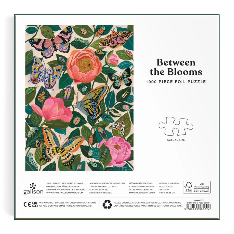 Puzzle - Between the Blooms (1000 Piece Foil)