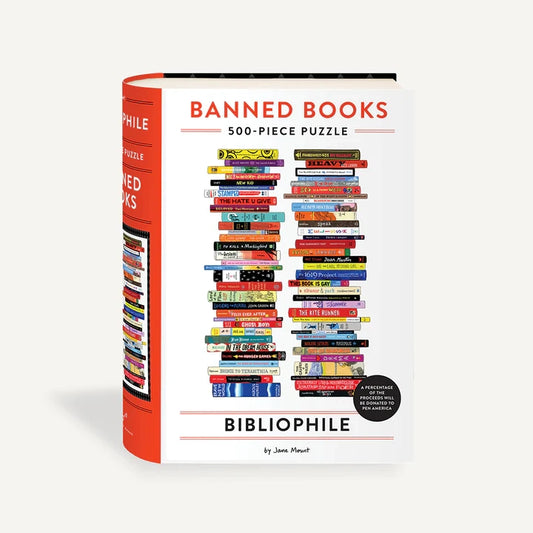 Puzzle - Bibliophile Banned Books (500 Piece)