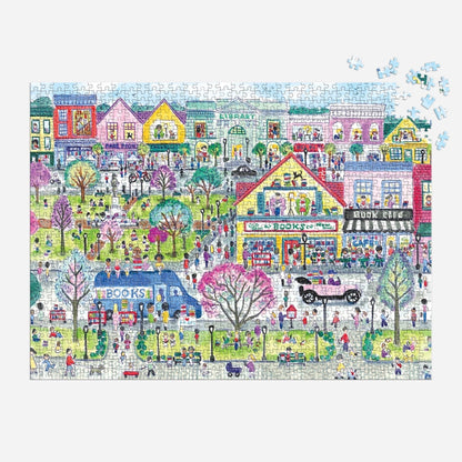 Puzzle - Michael Storrings Book Town (1000 Piece)