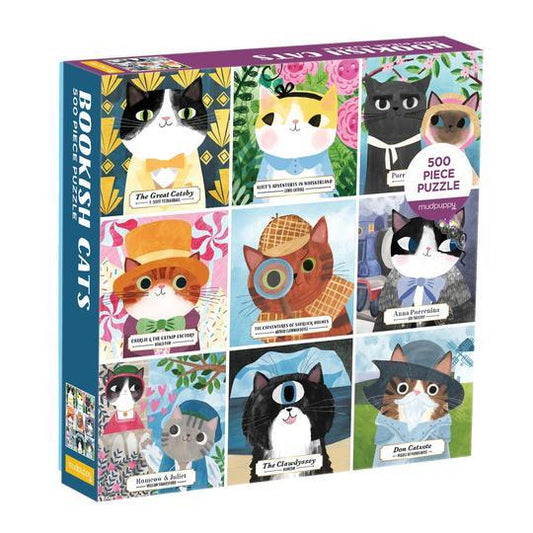 Puzzle - Bookish Cats (500 Piece)